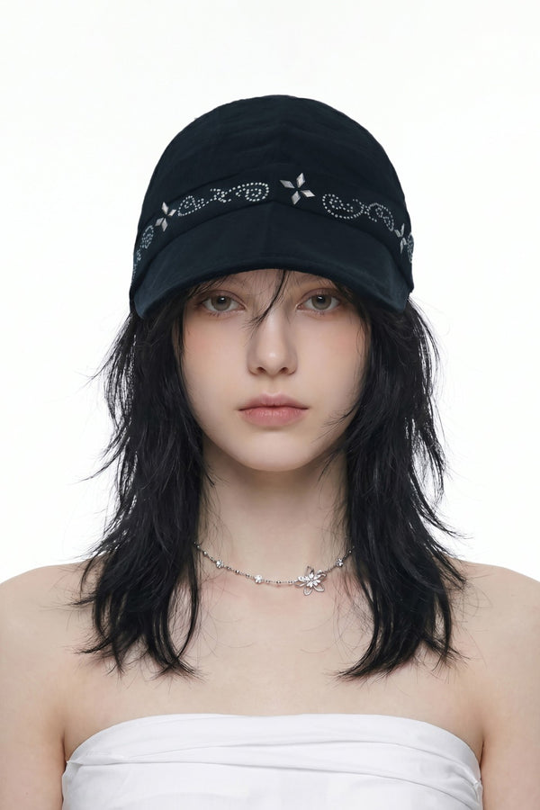 Rhinestone Star Vine Cap