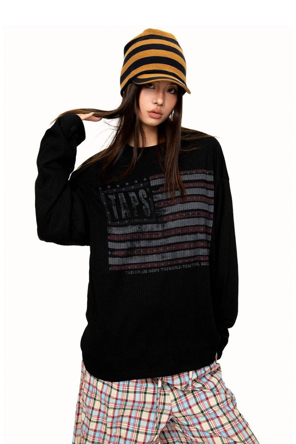 Lana Faded Flag Longsleeve