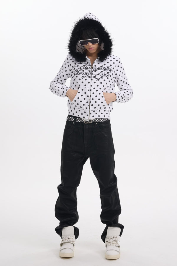 Snowfall Polka Dot Jacket