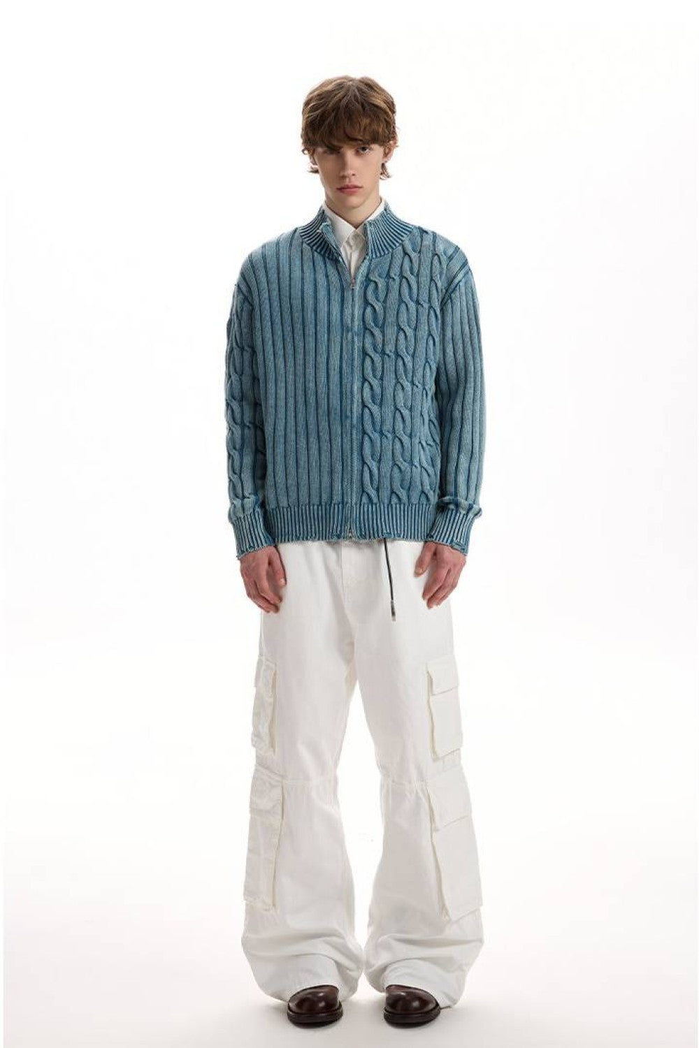 Leon Cable Knit Jacket