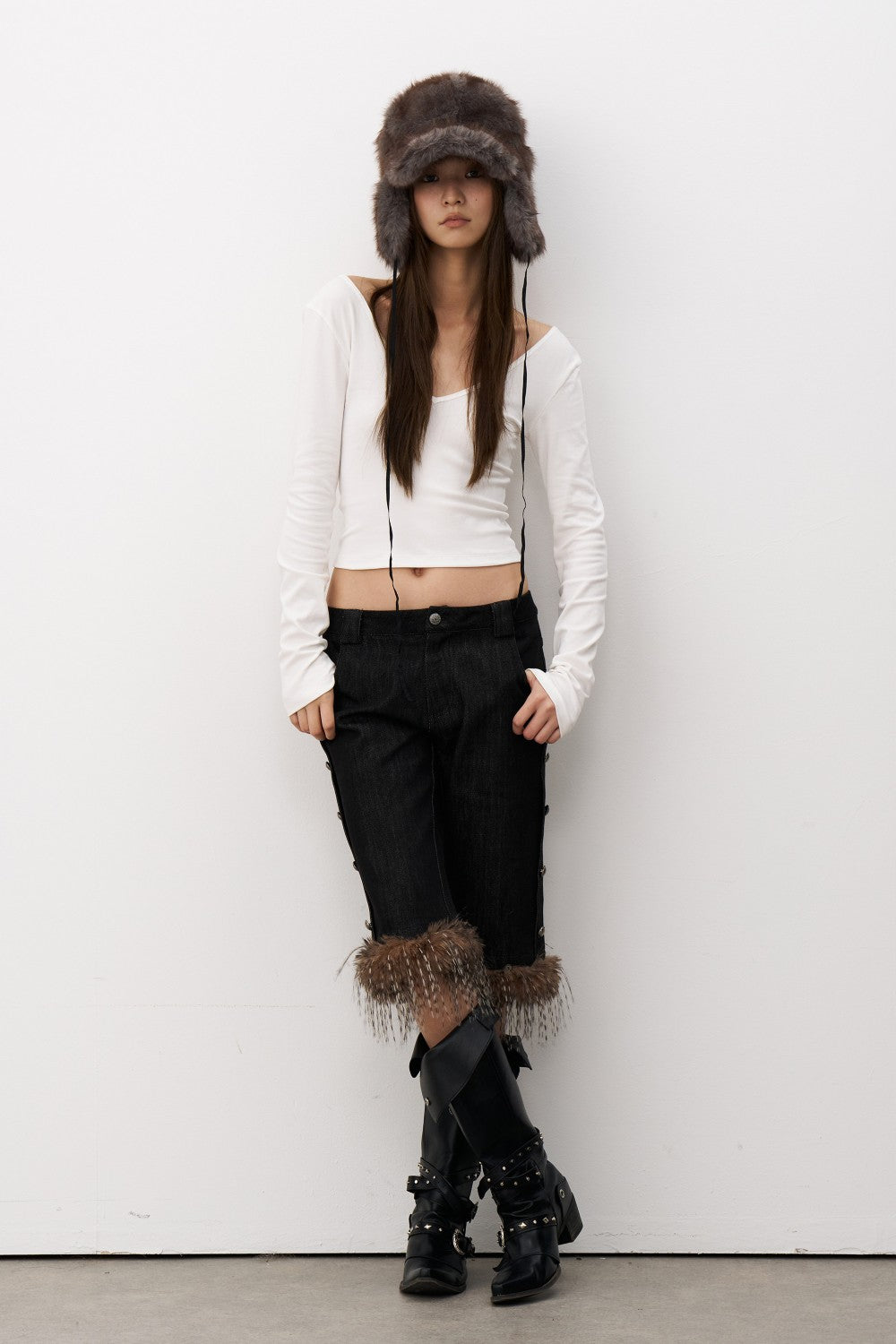 Fluffy Faux Fur Winter Hat