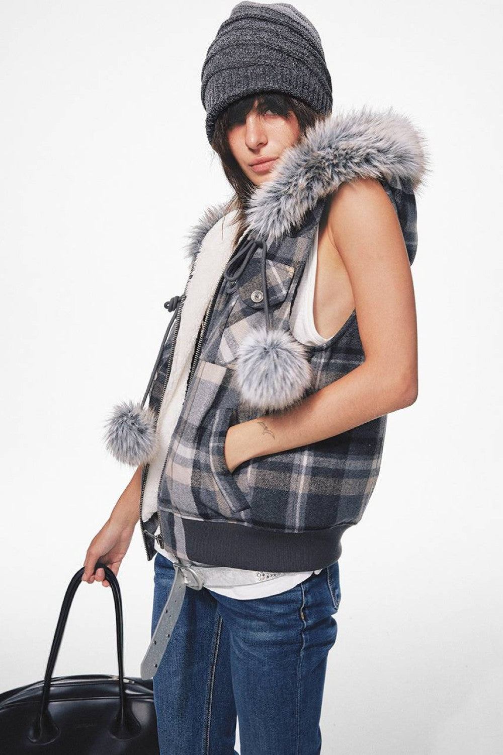 Winter Lodge Plaid Vest