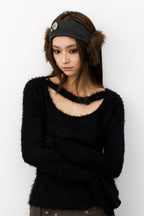 Clara Vintage Button Earmuffs