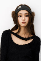 Clara Vintage Button Earmuffs