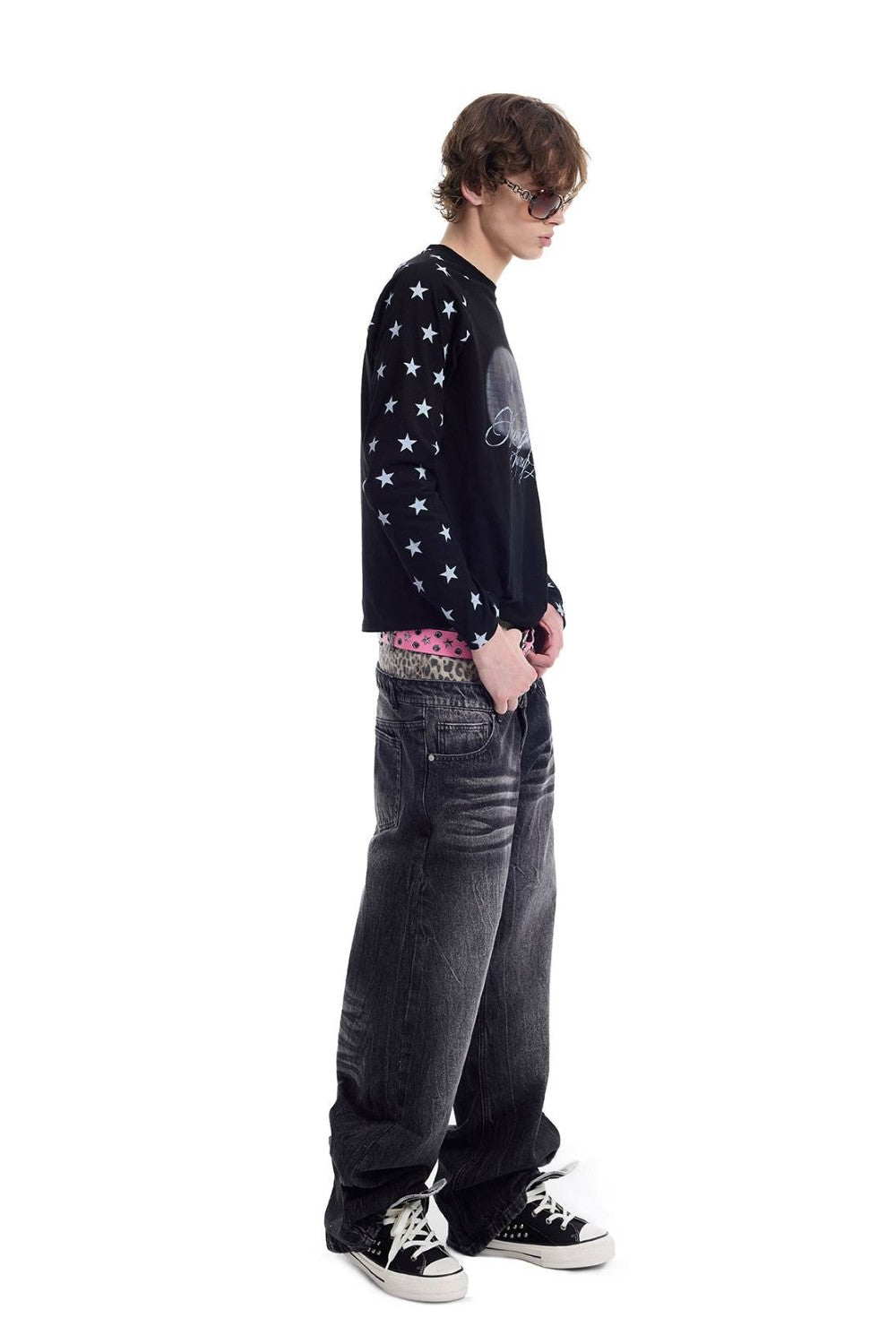 Script Star Graphic Longsleeve