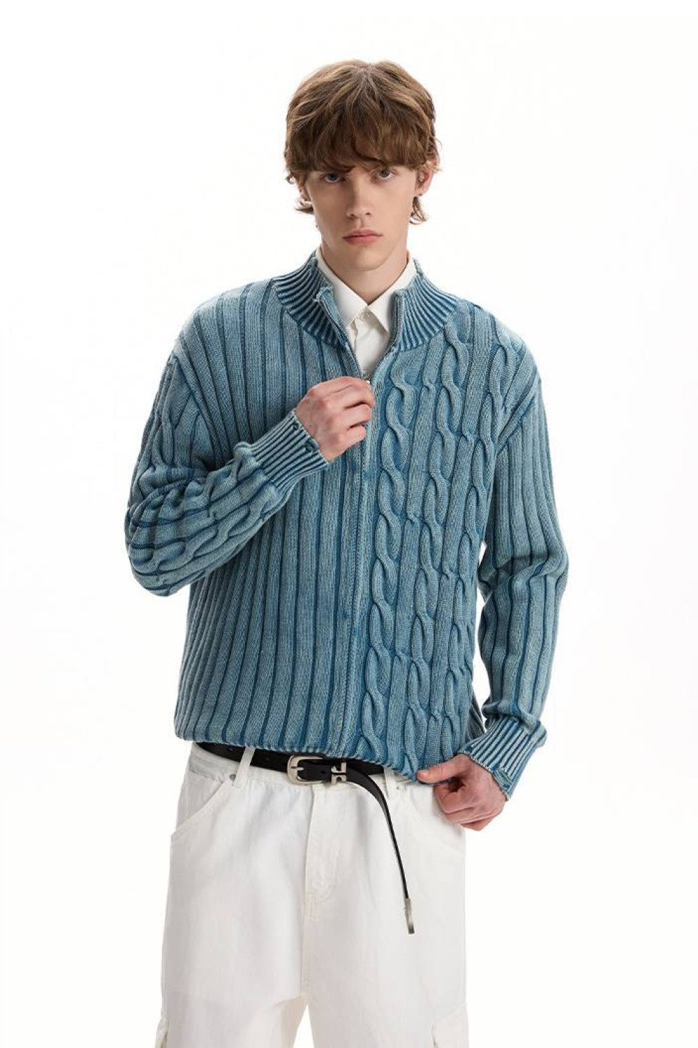 Leon Cable Knit Jacket