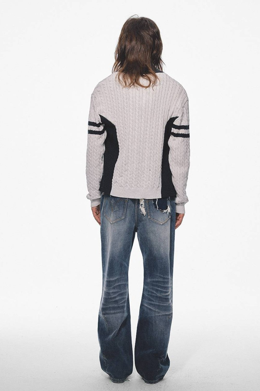 Ivory Crest Cable Cardigan