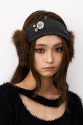 Clara Vintage Button Earmuffs