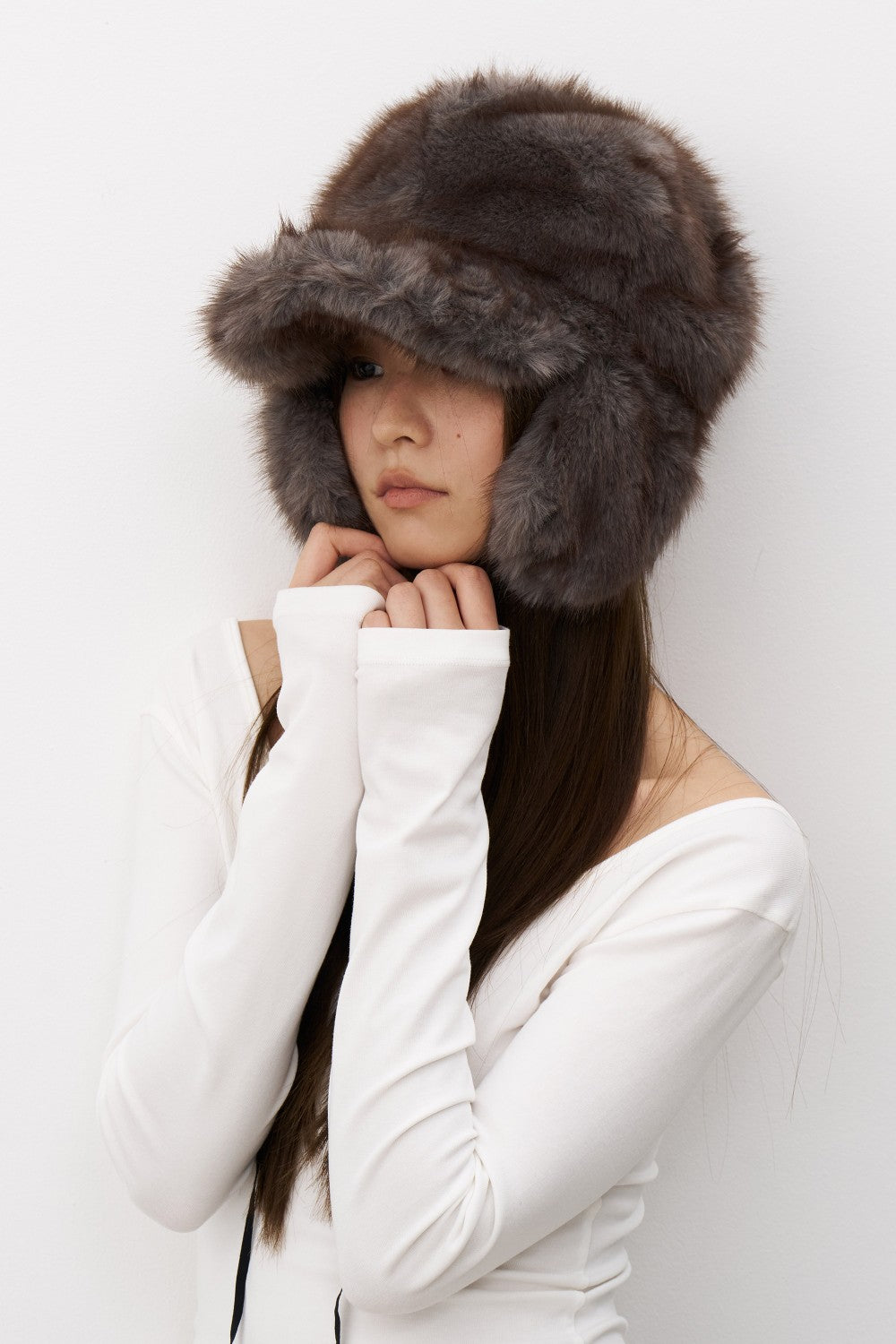 Fluffy Faux Fur Winter Hat