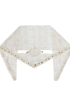 Beaded Floral Lace Headscarf