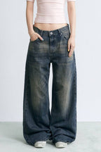 Washed Galaxy Wide Jeans