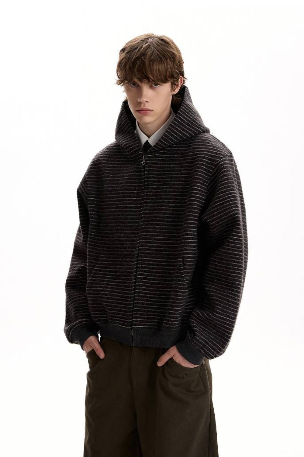 Hudson Striped Hooded Jacket