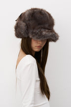 Fluffy Faux Fur Winter Hat