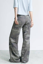 Low-Rise Camo Sweatpants