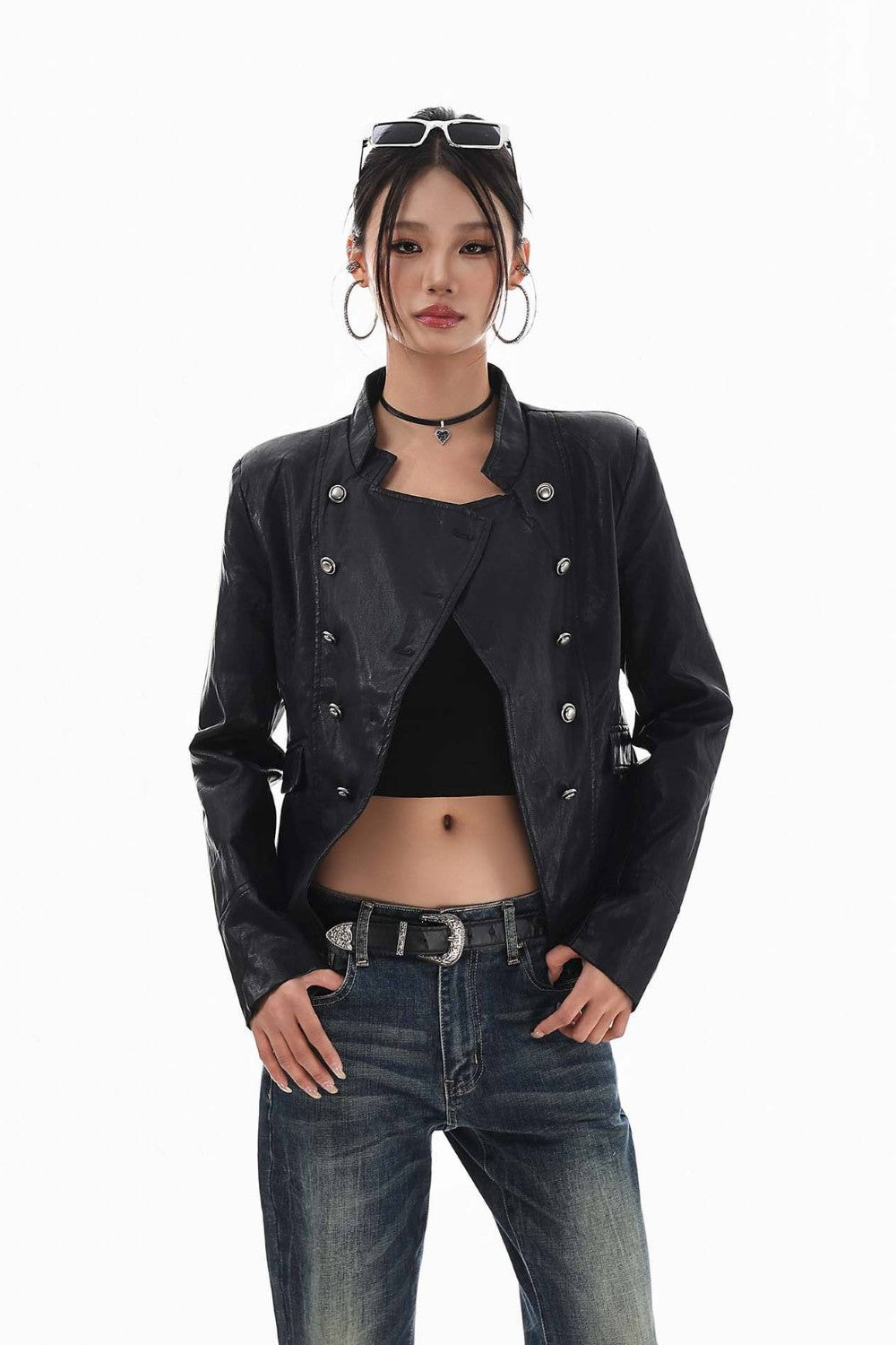 Obsidian Edge Leather Jacket