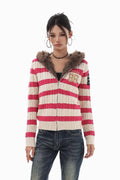 Frostline Striped Knit Sweater