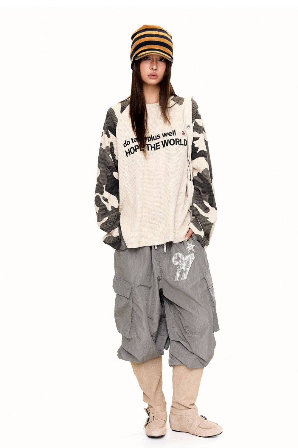 Camo Raglan Longsleeve Shirt
