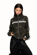 Kiara Cropped Camo Jacket