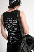 Swag Script Slim Tank Top