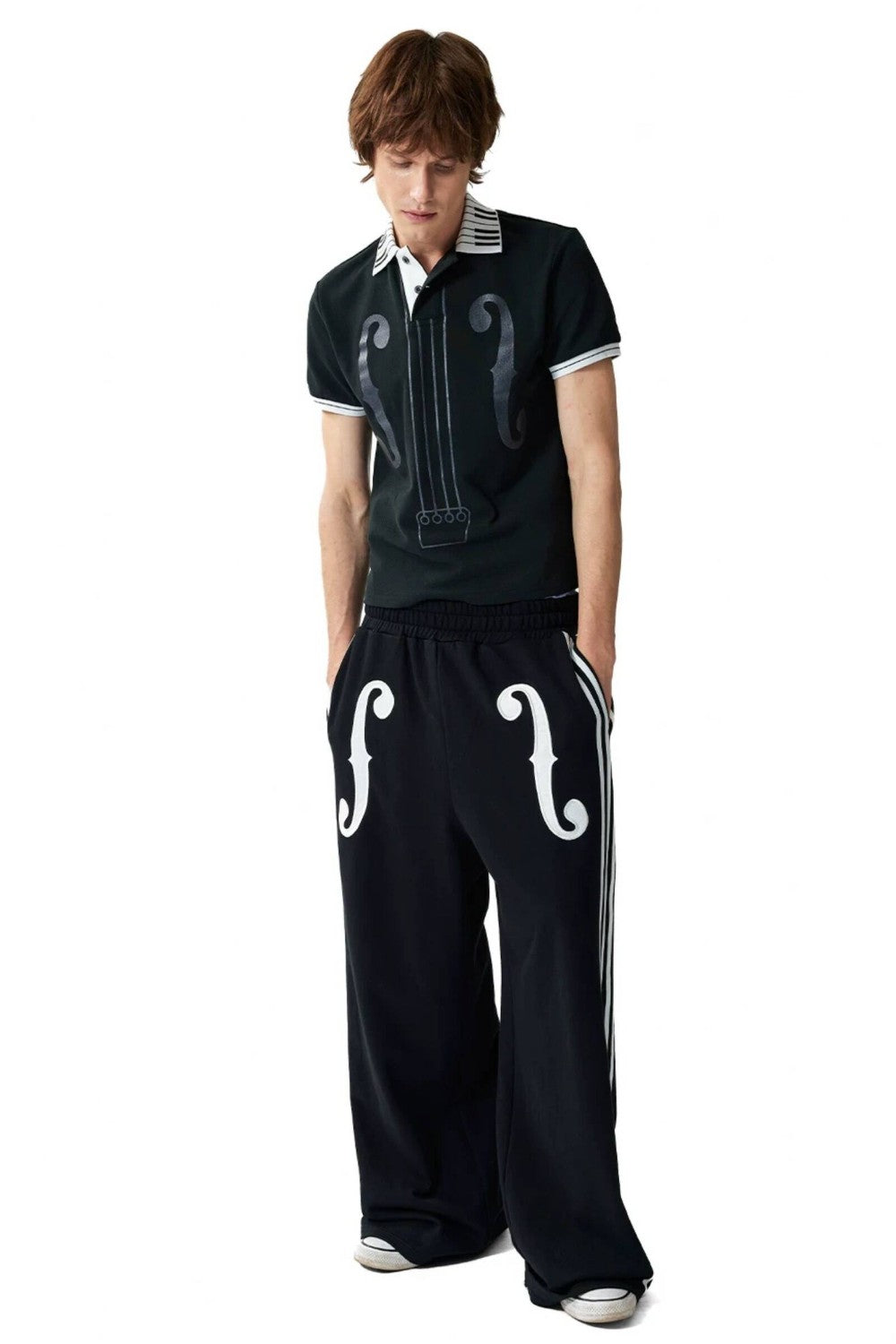 Symphony Striped Wide Sweatpants
