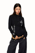 Kendall Gothic Cross Longsleeve