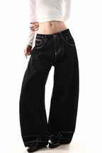 Paris Button Wide Jeans