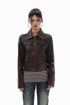 Archive Utility Leather Jacket