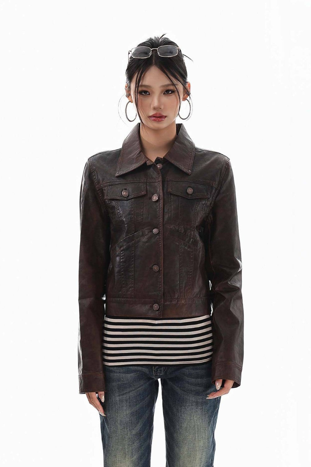 Archive Utility Leather Jacket