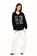 Siena Buttoned Wide-Leg Pants