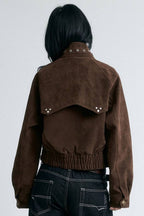 Studded Horizon Cropped Jacket