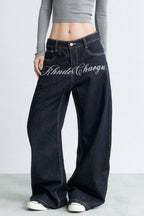 Indigo League Straight Jeans