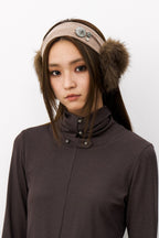 Clara Vintage Button Earmuffs