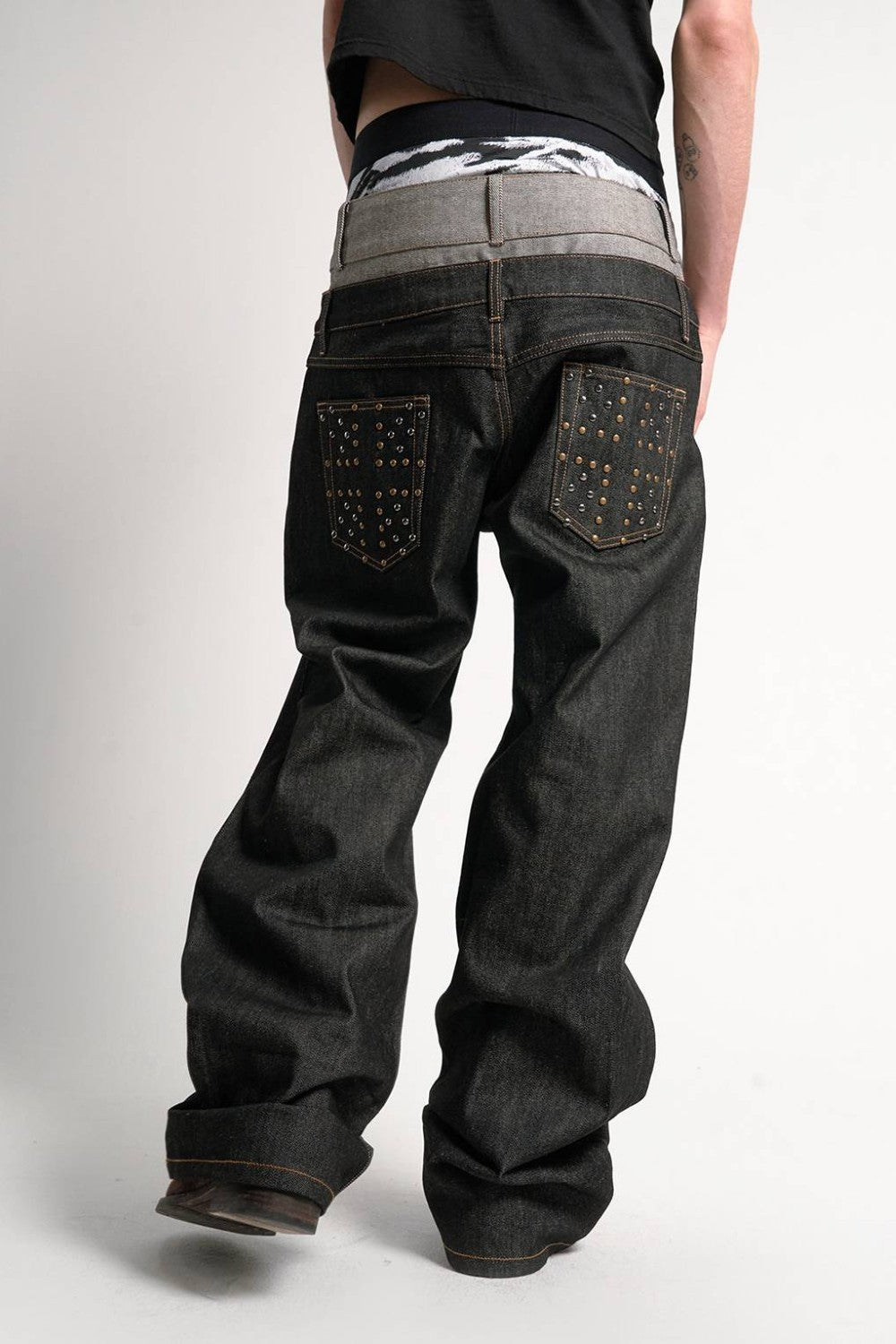 Double Waistband Axis Jeans