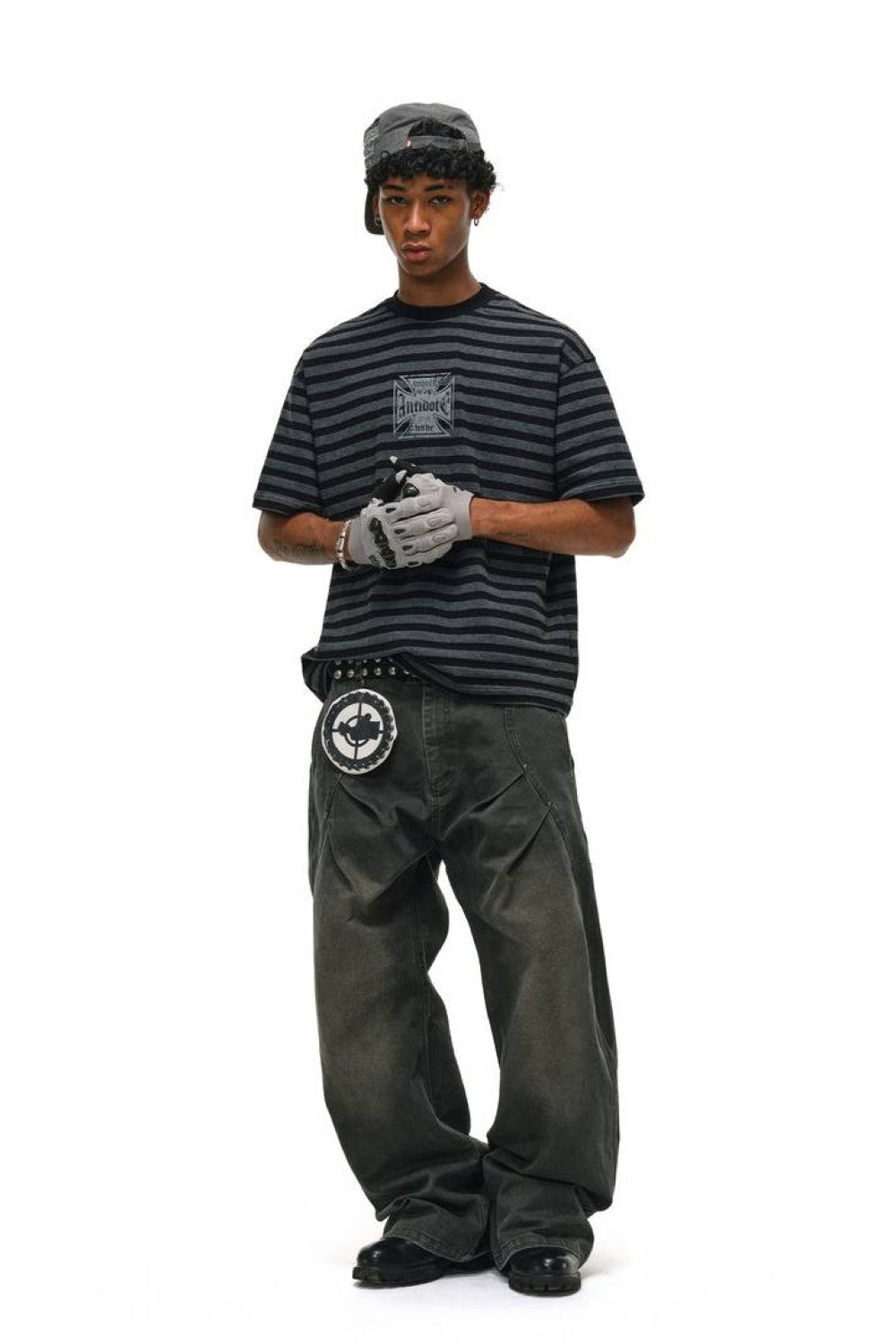 Apex Pleated Cargo Jeans