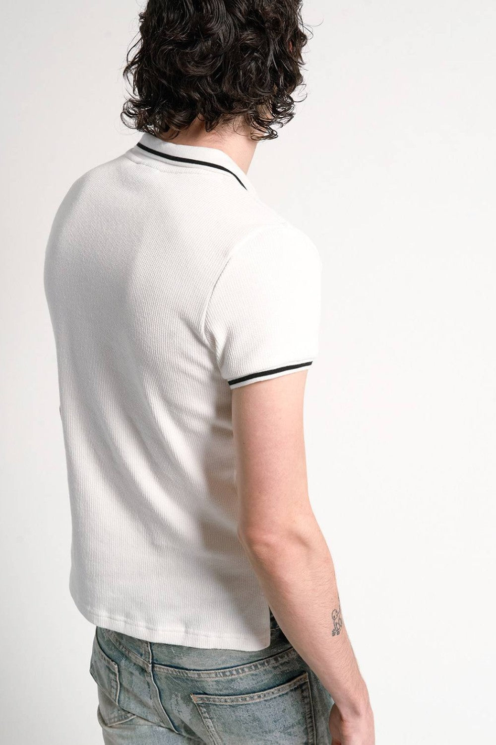 Embroidered Crest Script Polo