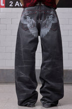 Topstitch Angel Wing Jeans