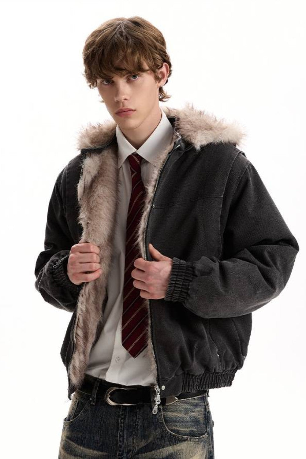 Yukon Fur Bomber Jacket
