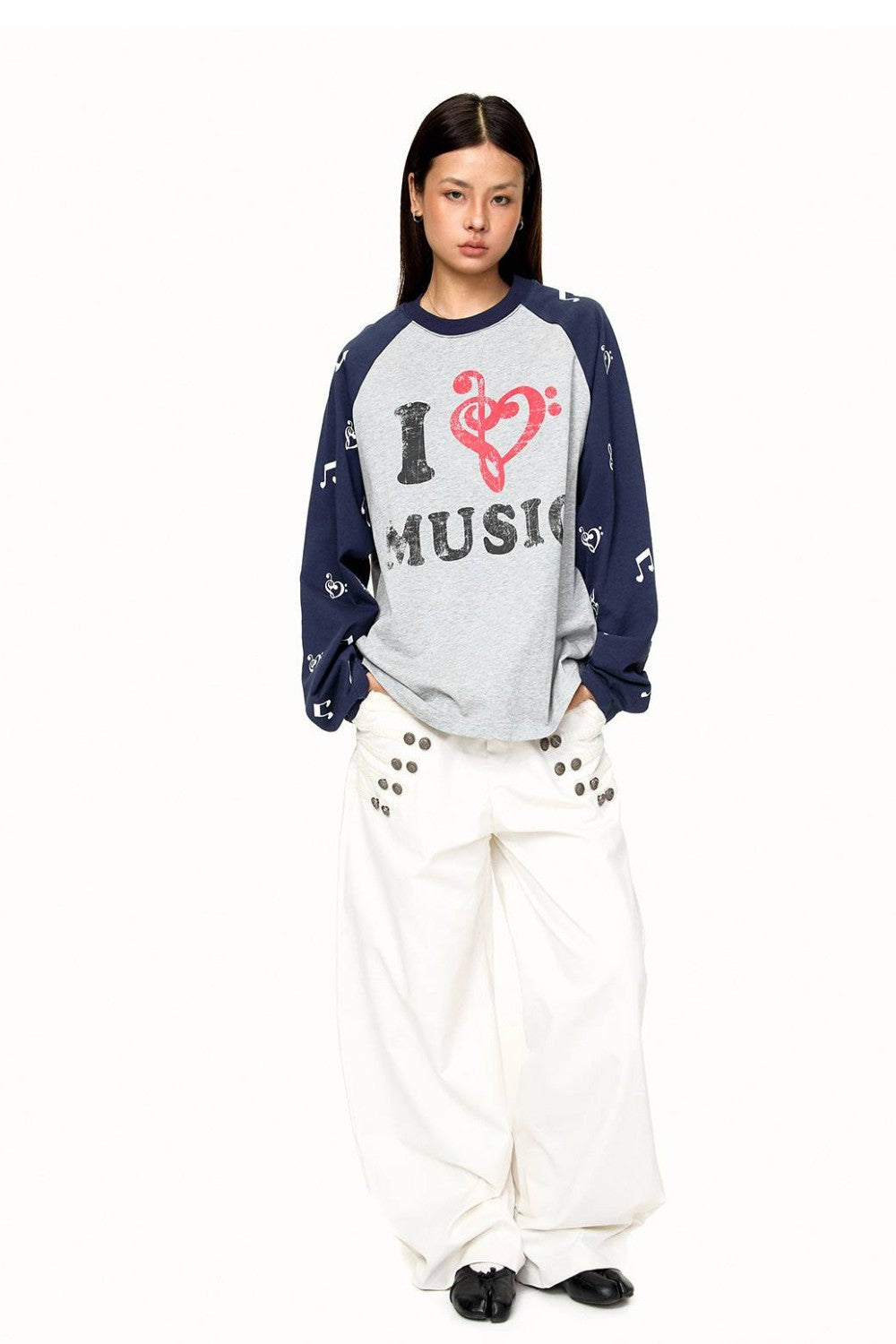 Love Music Raglan T-Shirt