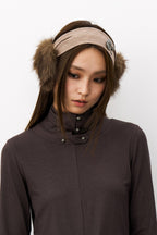 Clara Vintage Button Earmuffs