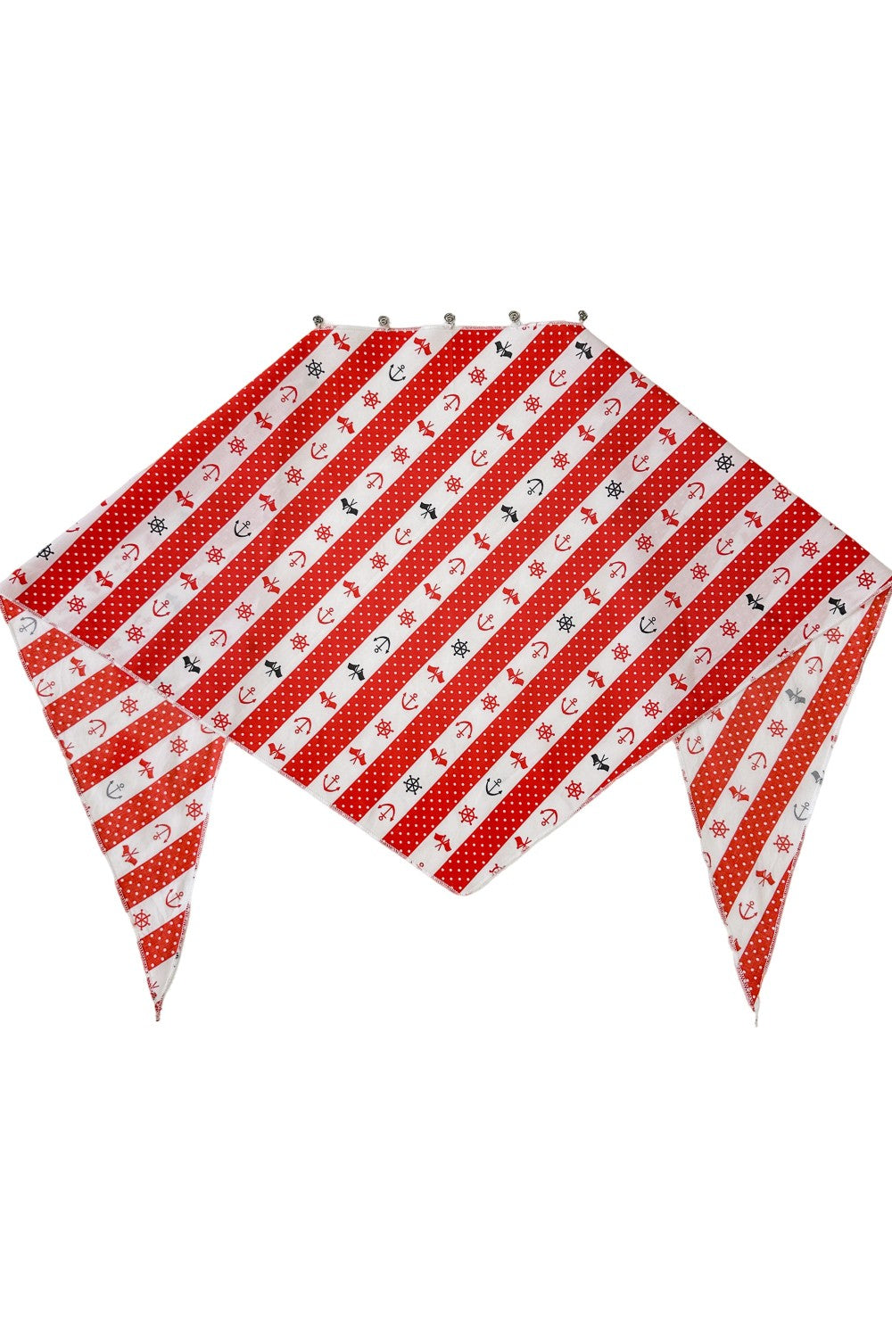 Sailor Print Charm Bandana