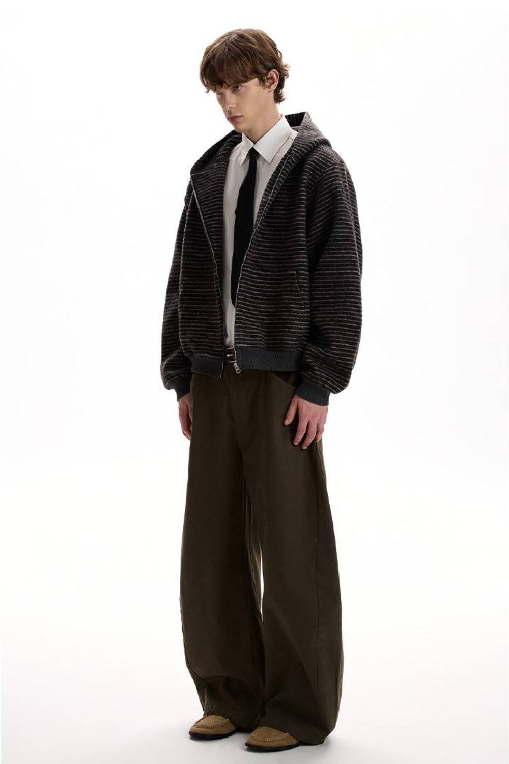 Hudson Striped Hooded Jacket