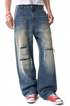 Daiki Distressed Baggy Jeans