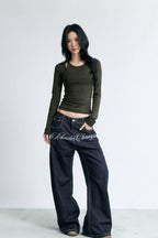 Indigo League Straight Jeans