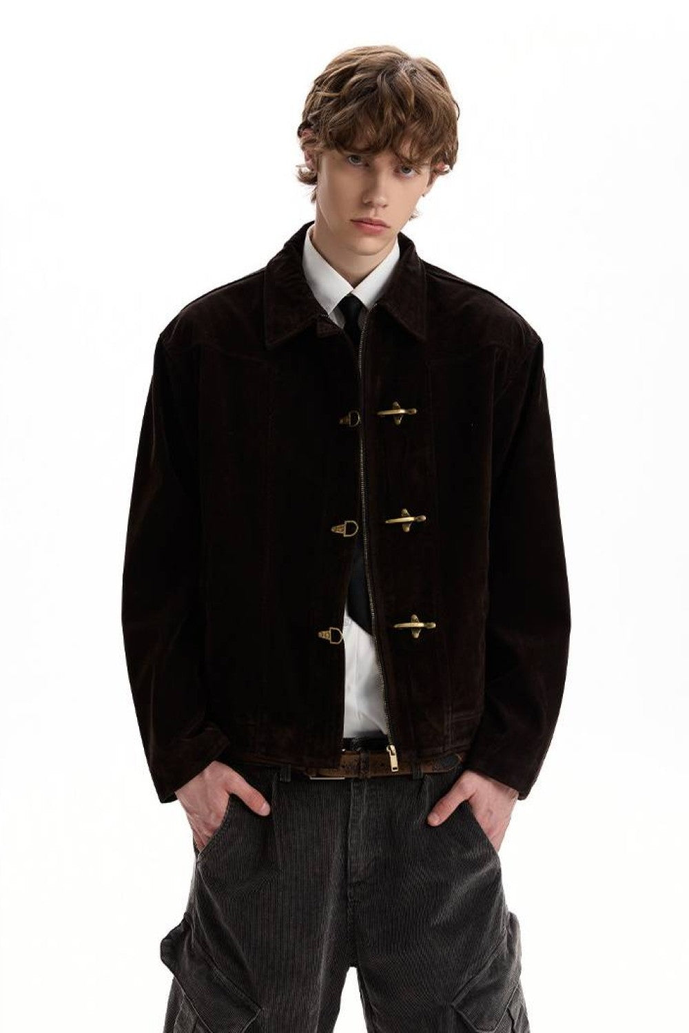 Sterling Suede Buckle Jacket