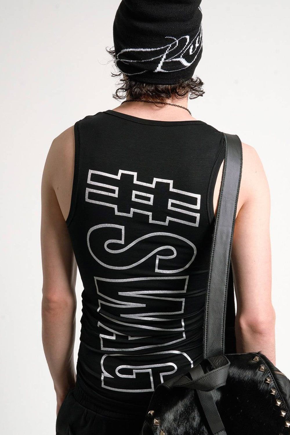 Swag Script Slim Tank Top