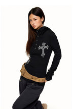 Kendall Gothic Cross Longsleeve