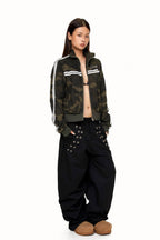 Kiara Cropped Camo Jacket