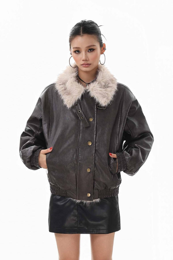 Blair Faux Leather Jacket