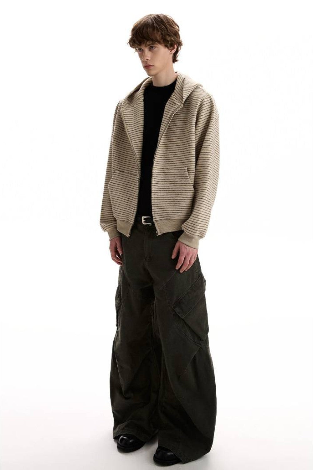 Hudson Striped Hooded Jacket