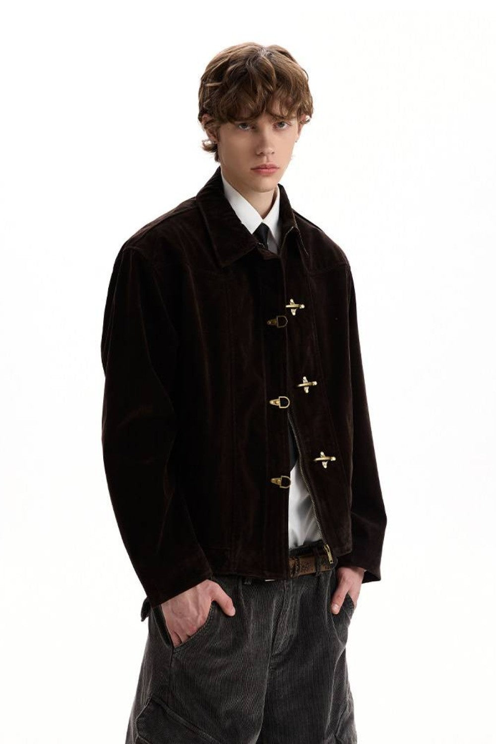 Sterling Suede Buckle Jacket